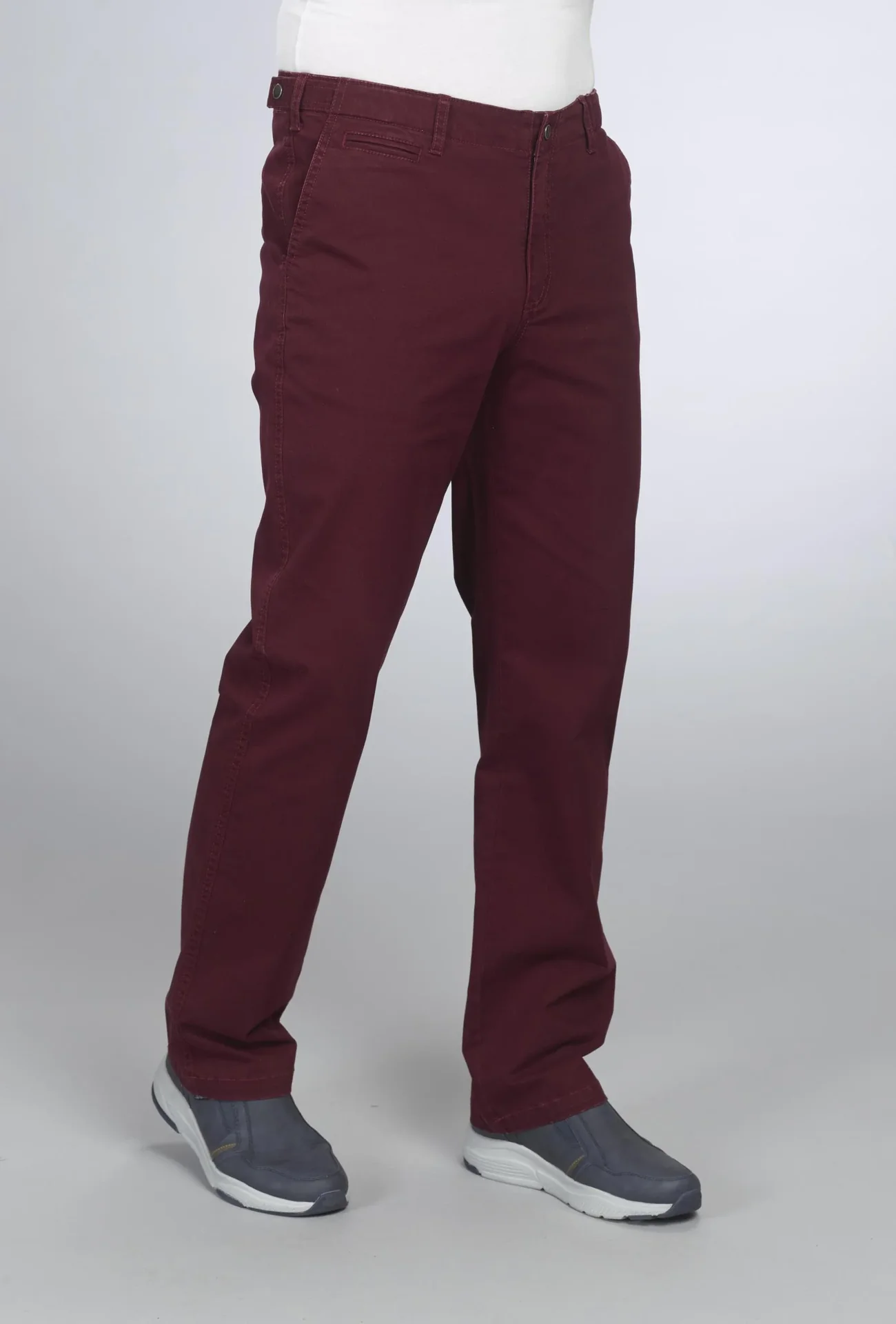 Stretchhose, Farbe bordeaux, Gr.50 - 3