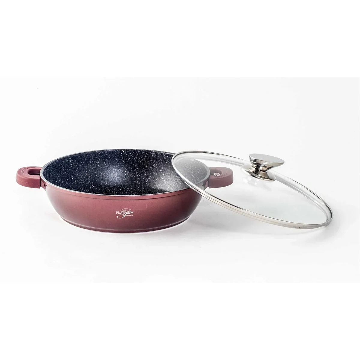 Kasserolle - Mit Deckel - 28cm - Aluminiumguss - 1