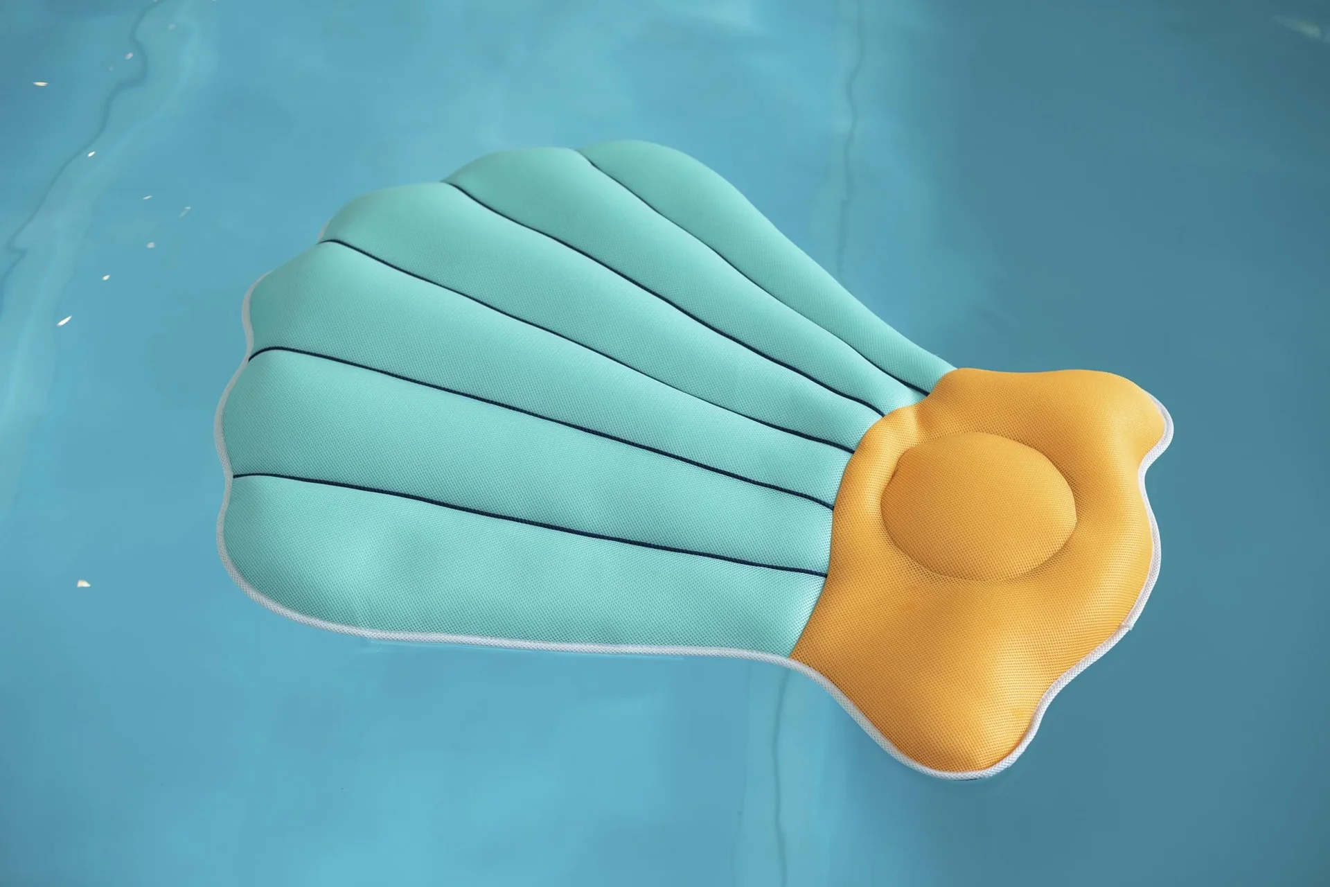 Pool Buddy Riesenmuschel türkis, orange - 3