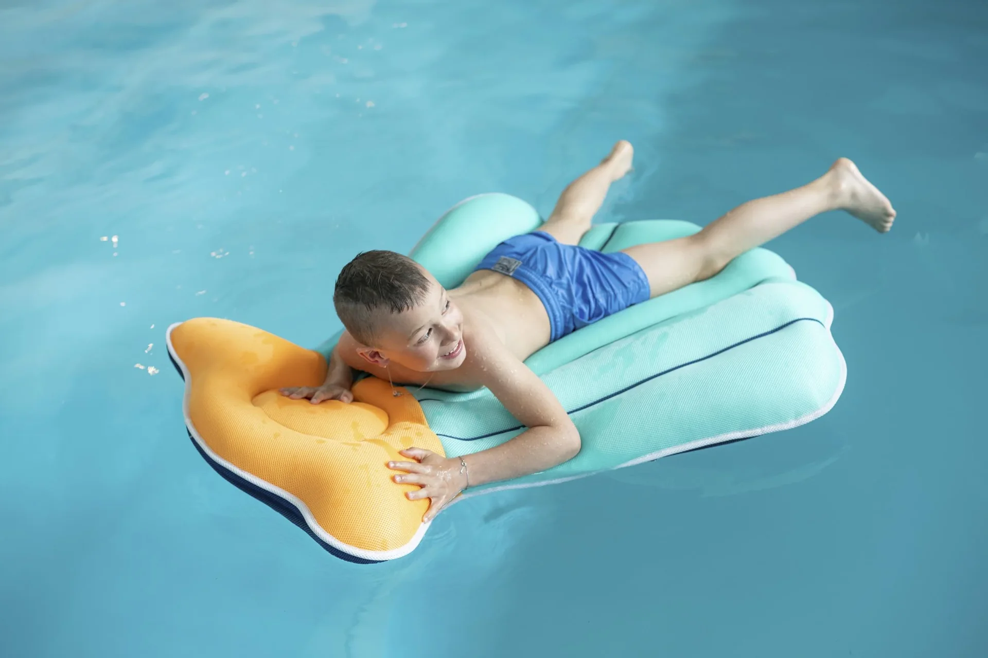 Pool Buddy Riesenmuschel türkis, orange - 5