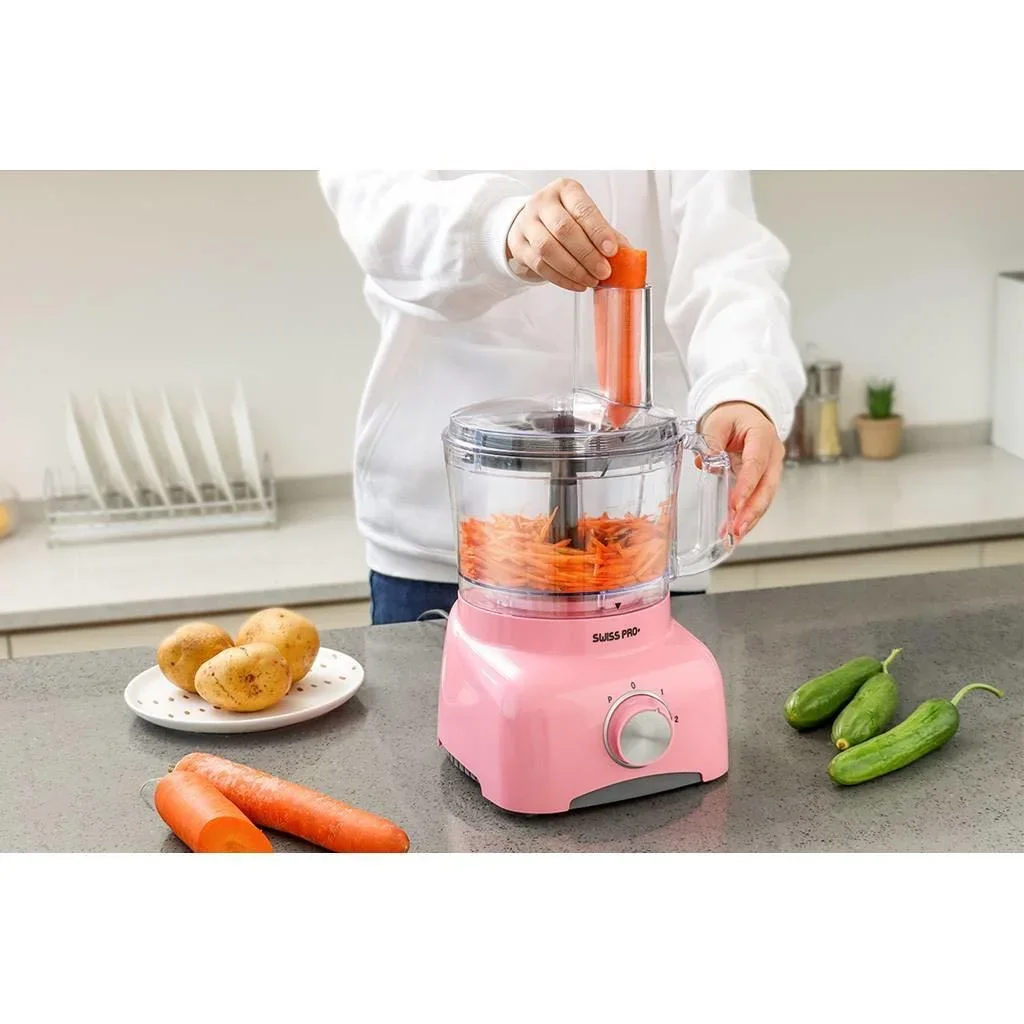 Küchenmaschine - 600W - 1.2L - Rosa - 4