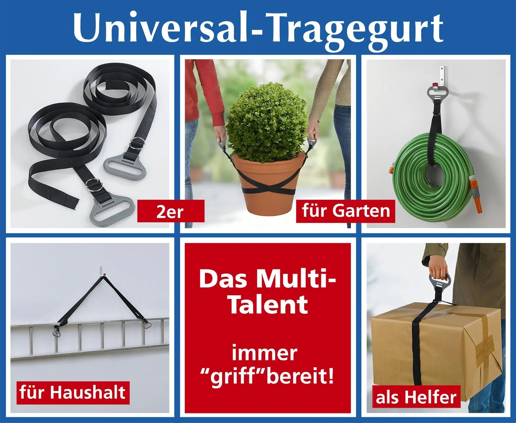 Universal Tragegurt im 2 er Set - 0