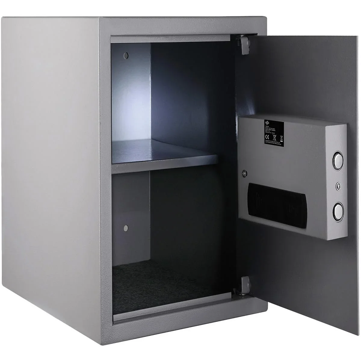 Digitaler Sicherheitssafe - 350x400x400mm - 4 mm Stahltür - 5