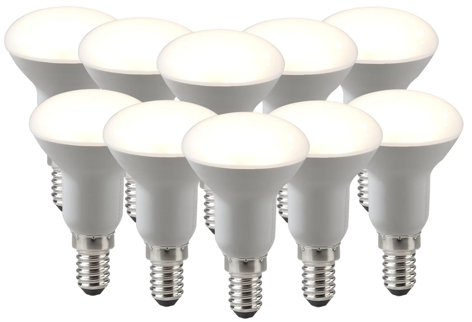 LED Lampe R50, 5W, E14, 470lm, warmweiß - 10 Stück - 0
