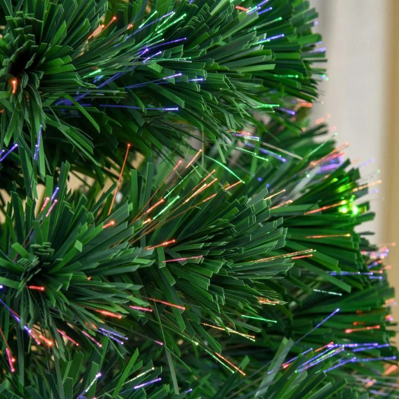 Weihnachtsbaum 1,2 m Christbaum Kunsttanne 130 Äste mit LED-Lichtern - 4