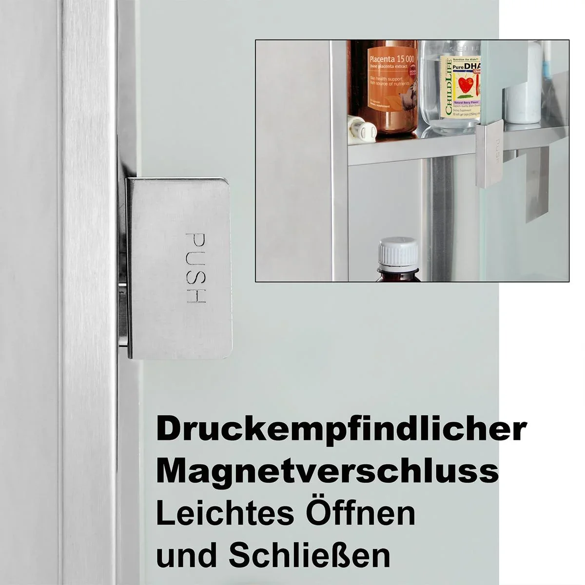 Erste-Hilfe-Medizinschrank groß mit Schlüssel - 1