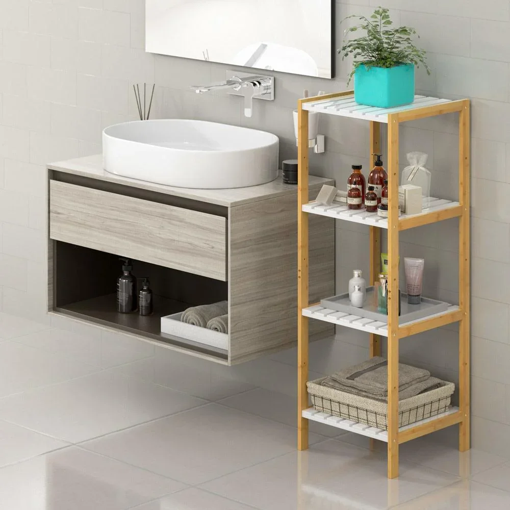 Badezimmermöbel - 110x33x34cm - 4