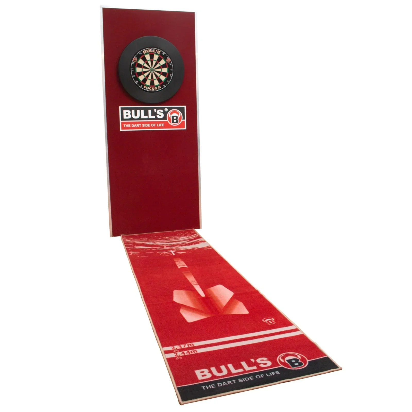 Dartteppich "180" Rot - 0