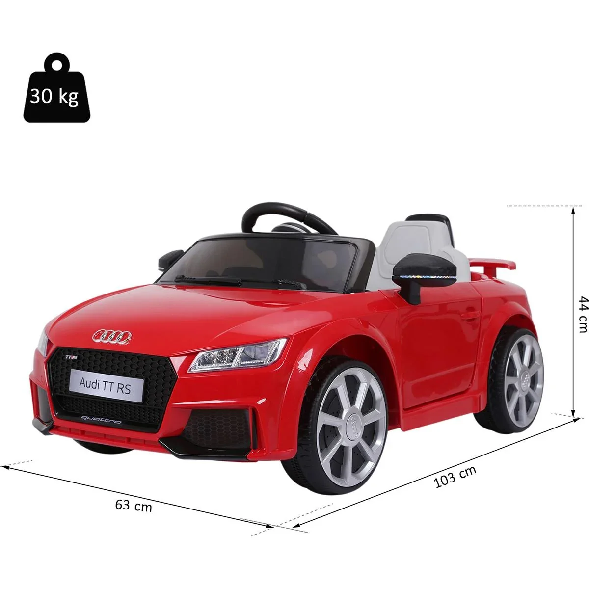 Kinder Elektroauto rot - 3