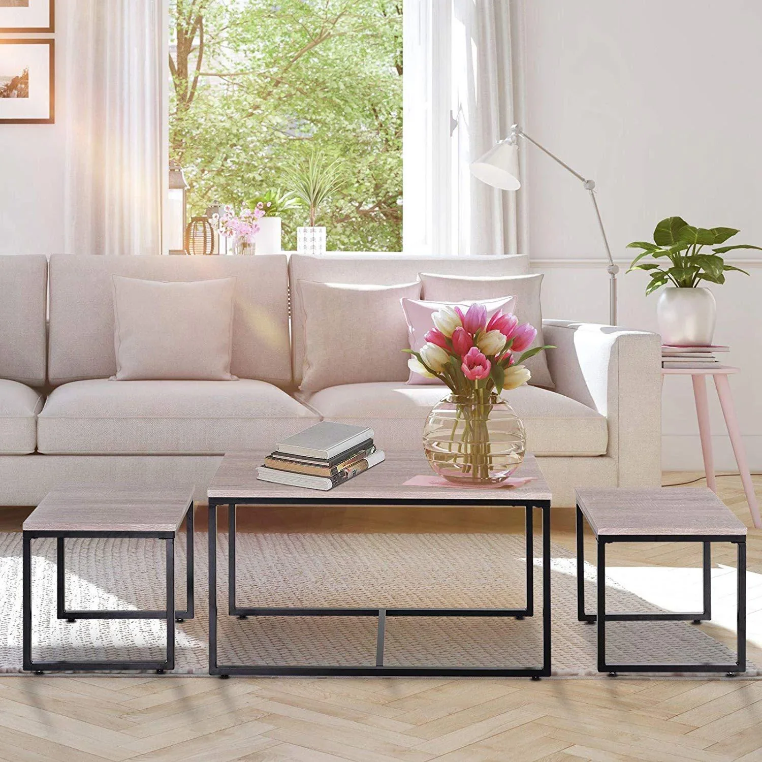 Beistelltisch im 3er Set - 4