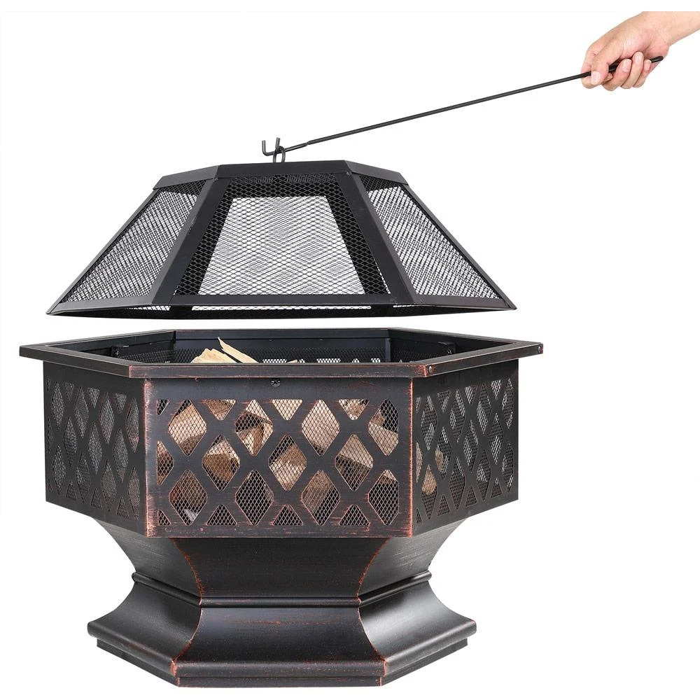 Feuerkorb - Sechseckig - 7
