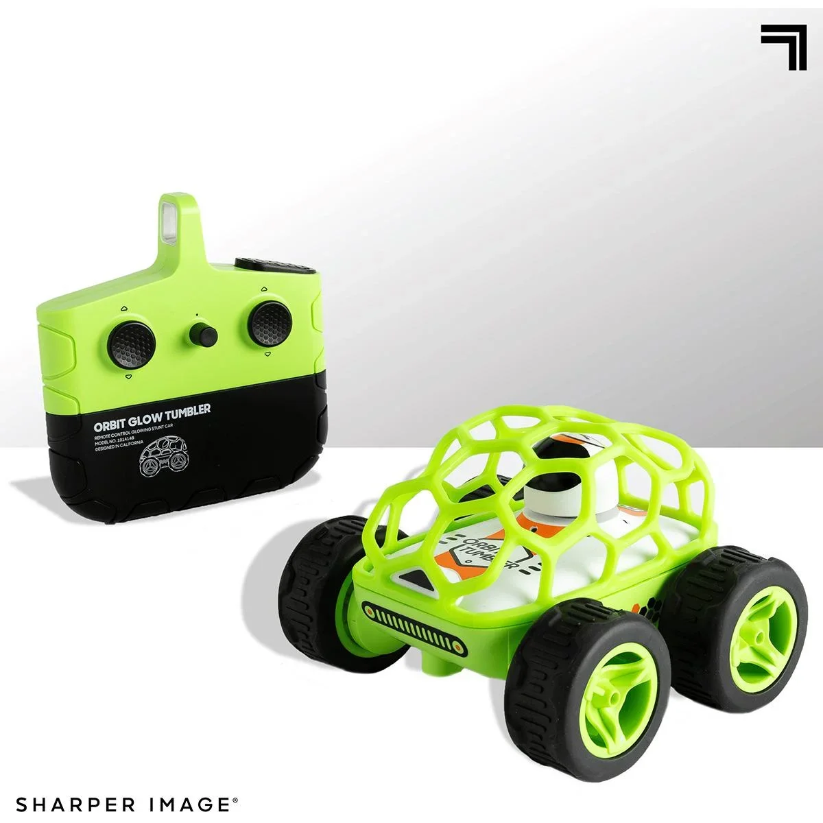 Sharper Image RC Orbit steuerbares Auto - Geeignet für alle Terrains - Stunt / Flip Car - Glow in the dark - 1