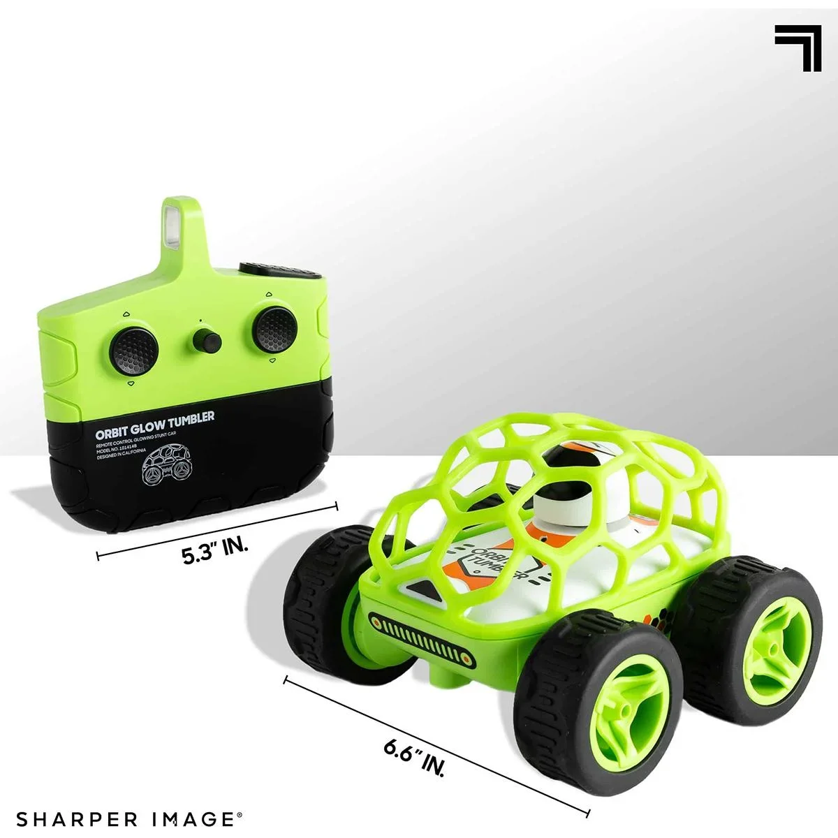 Sharper Image RC Orbit steuerbares Auto - Geeignet für alle Terrains - Stunt / Flip Car - Glow in the dark - 2