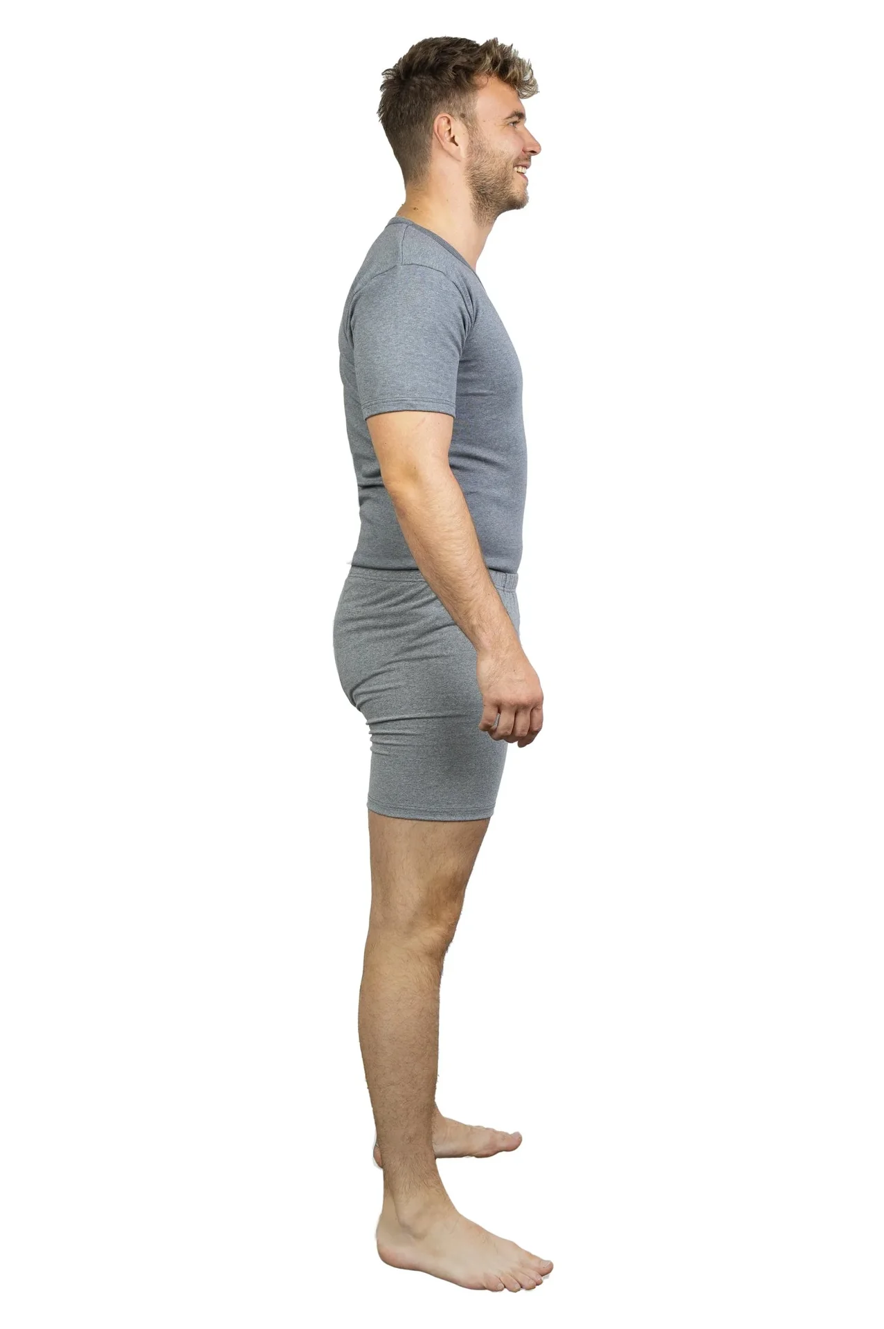 Retroshorts, dunkelgrau/melange, Gr.M - 5