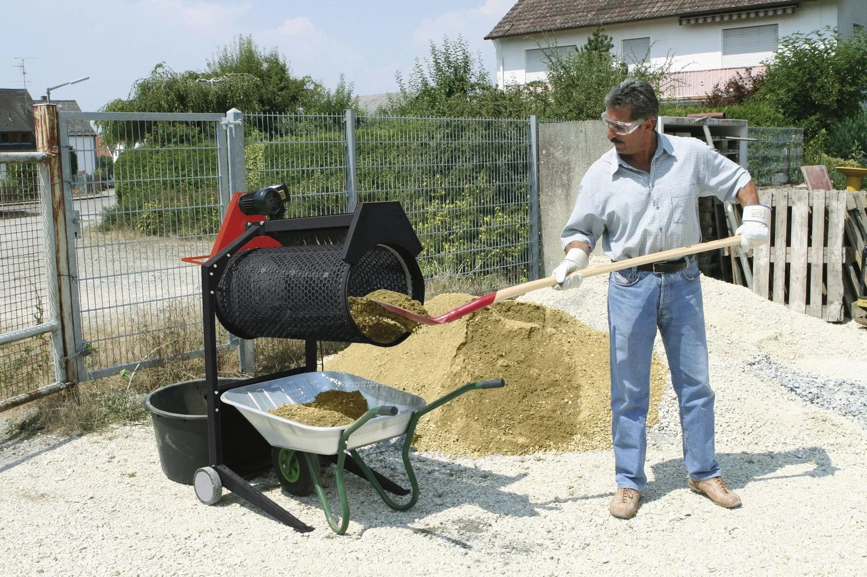 Gartenrollsieb RS 400, 230 V, 0,36 kW - 4