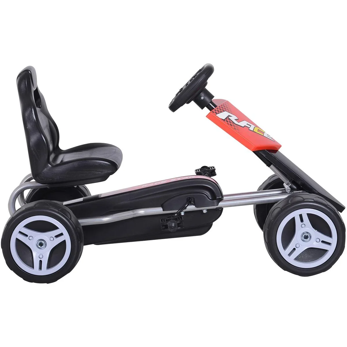 Kinder Go-Kart rot/schwarz - 3