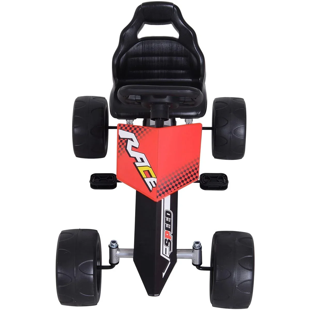 Kinder Go-Kart rot/schwarz - 7