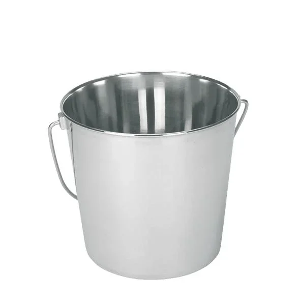 Edelstahl Eimer 5,7 l, 20 cm hoch - 0