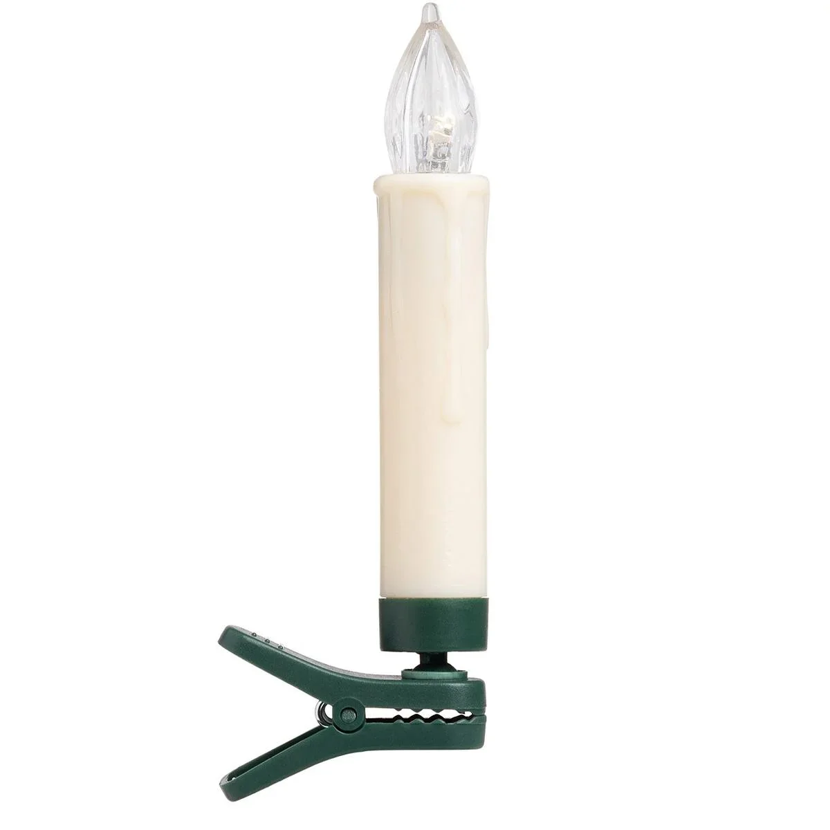 LED-Weihnachtsbaumbeleuchtung - Christbaumschmuck - Kerzen - 30er Set Warm White mit Fernbedienung - 7