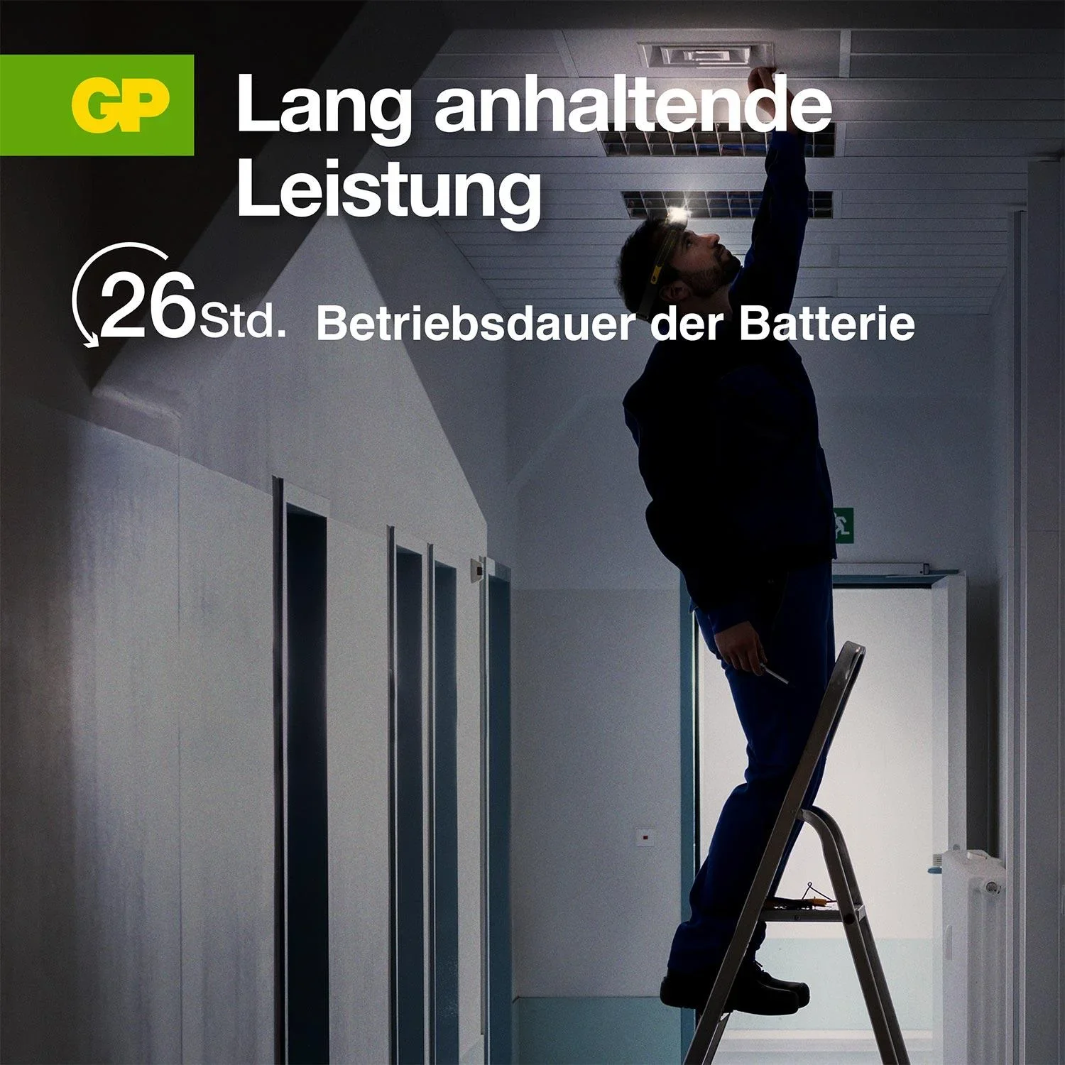DISCOVERY Stirnleuchte mit Bewegungssensor und 375 Lumen, IPX5 - 0