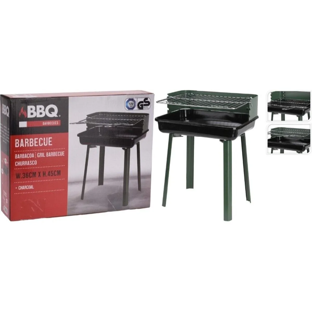 BBQ Barbecue - Klick - 45 cm - Grün - 0