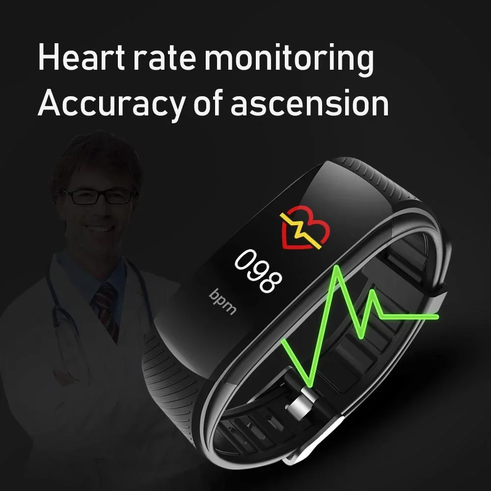 Fitnessarmband mit Herzsensor und Blutdrucksensor - 1