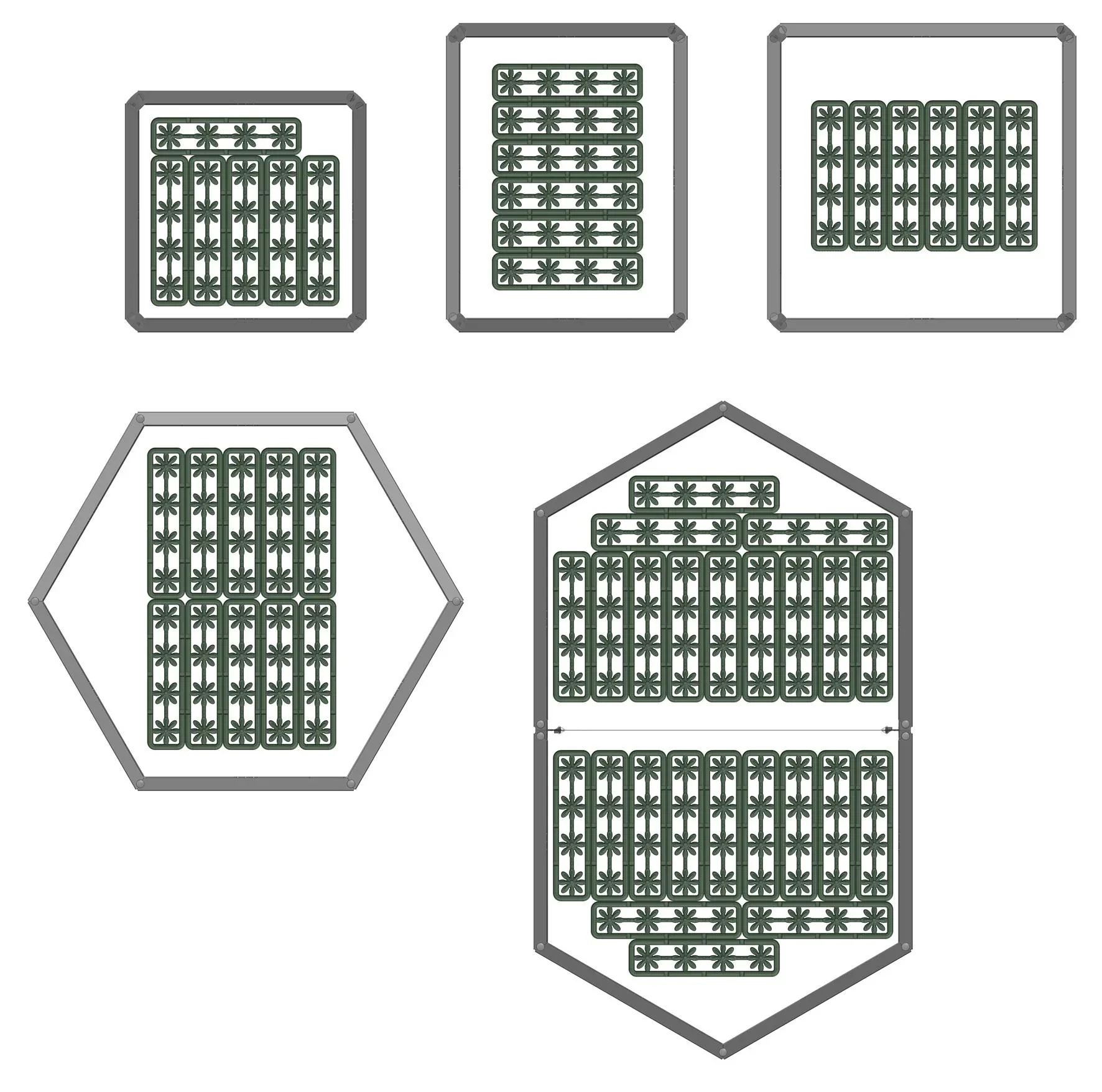 Wassersparsystem "Flora" Set - 10 Stück - 0