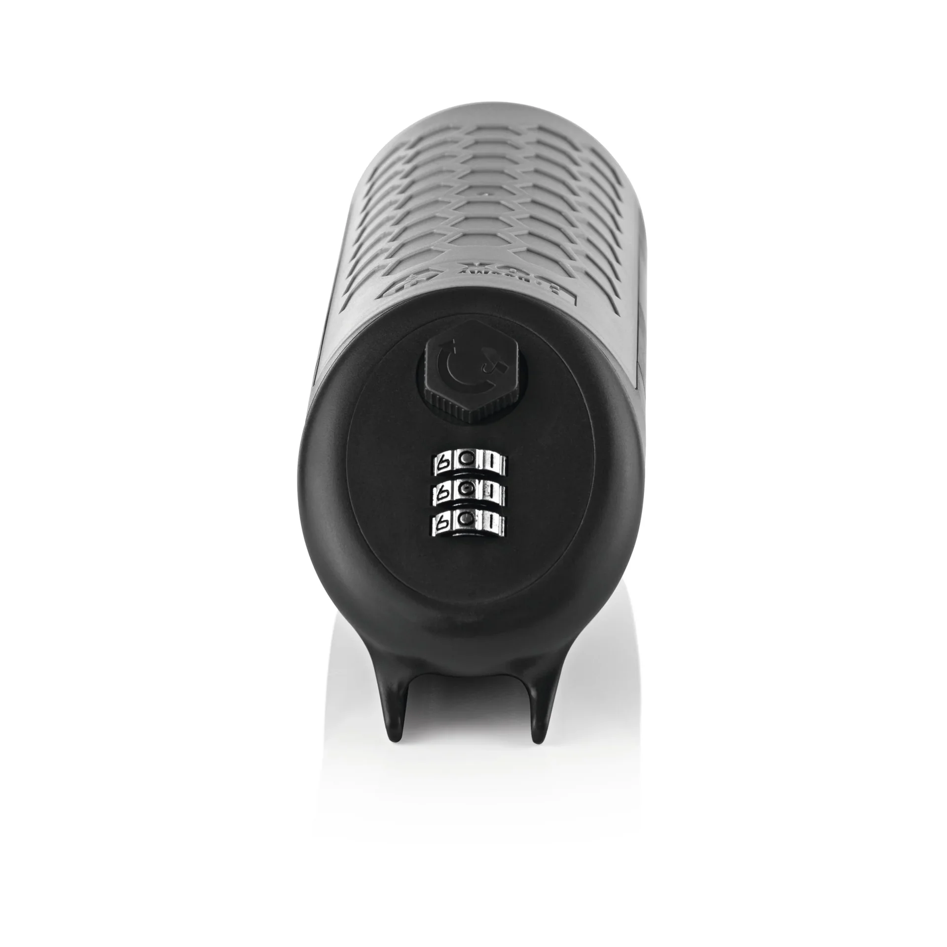 Fahrradtasche mit Zahlenschloss "Basic", Grau, 26 cm - 2