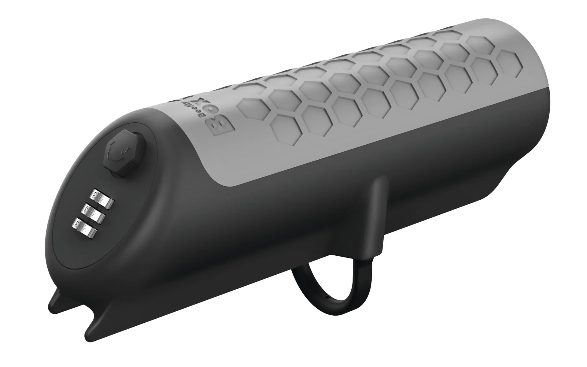 Fahrradtasche mit Zahlenschloss "Basic", Grau, 26 cm - 5