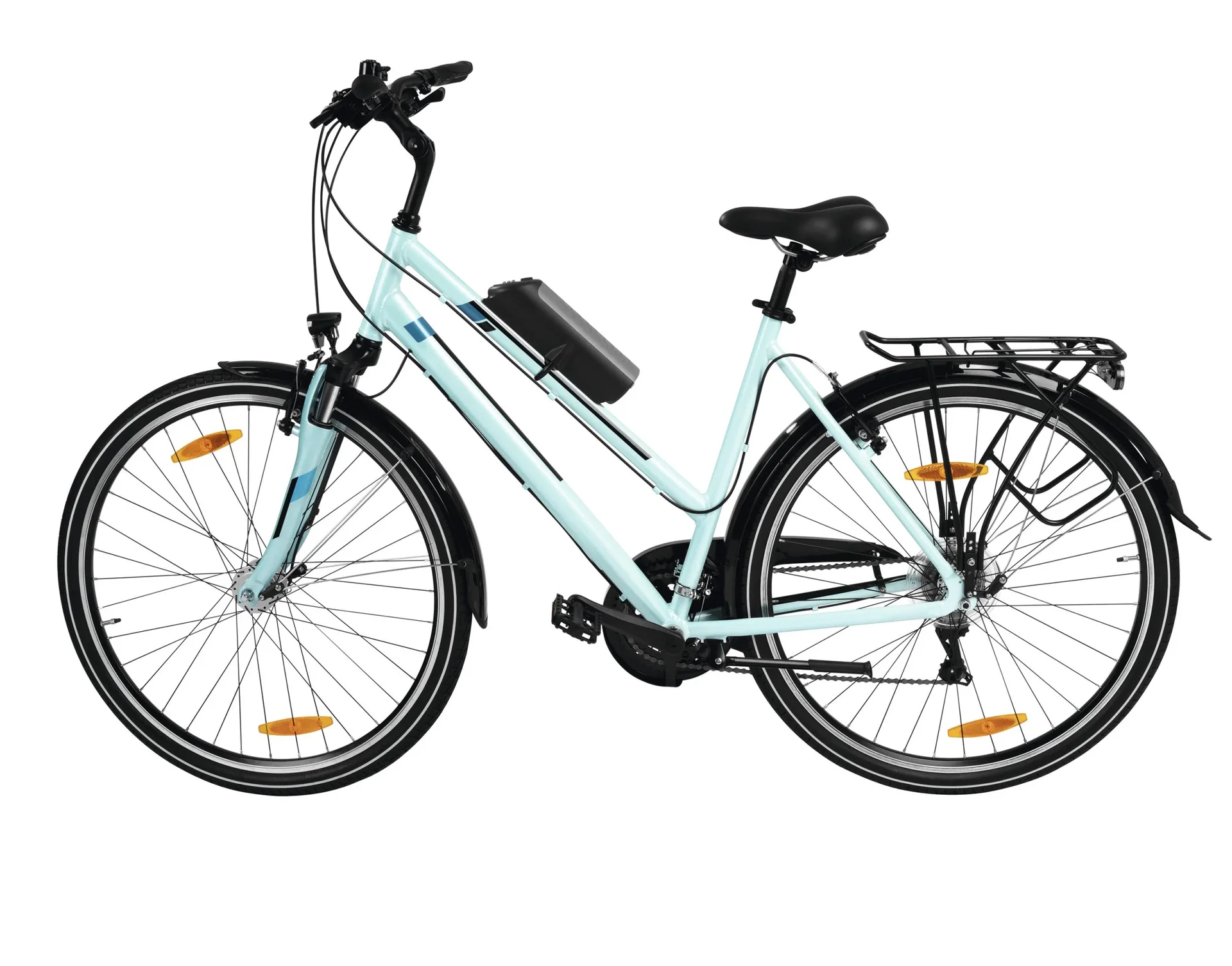 Fahrradtasche mit Zahlenschloss "Basic", Grau, 26 cm - 7