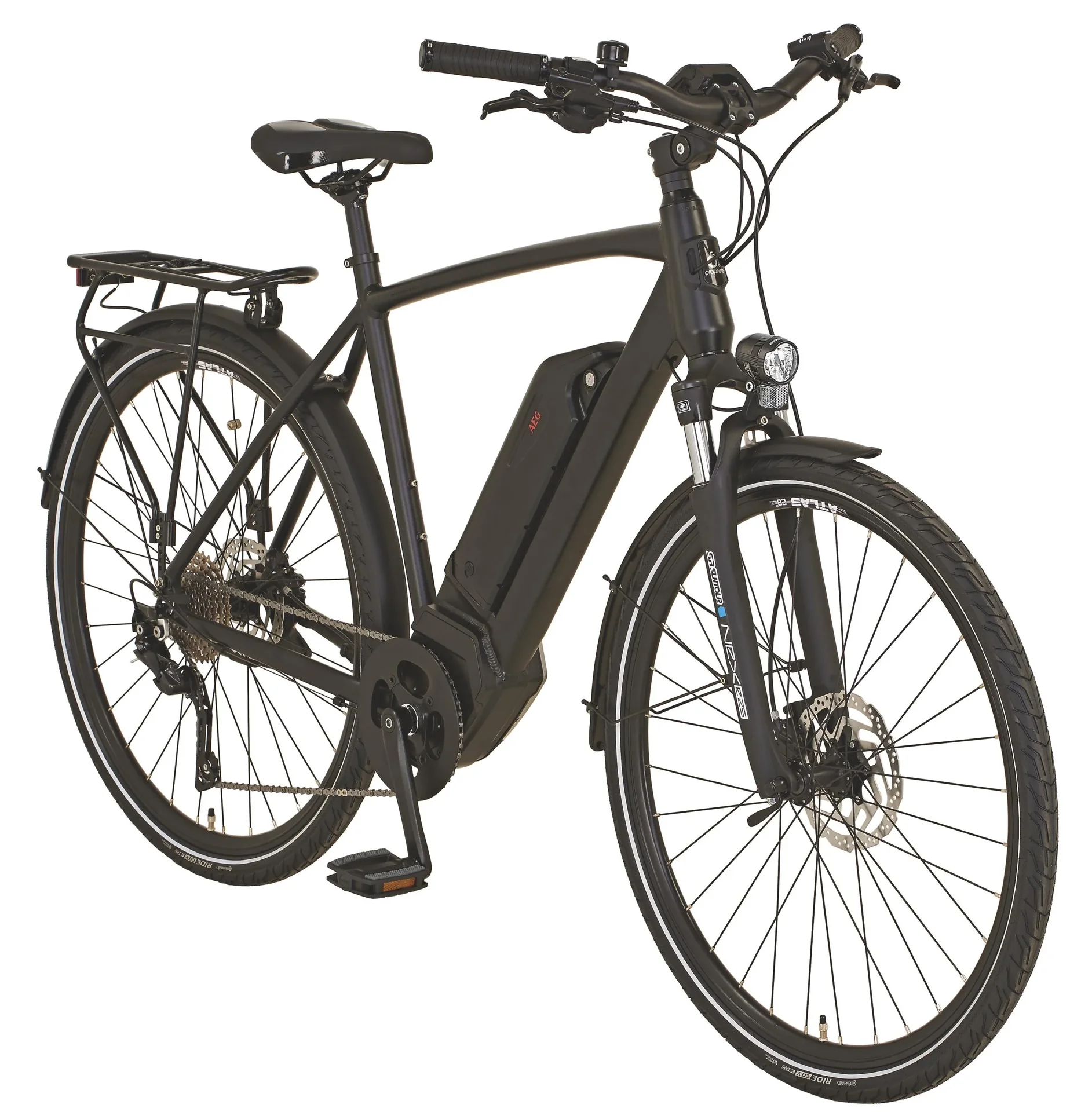 ENTDECKER 23.ETT.30 Trekking E-Bike 28" AEG ComfortDrive Herren Diamant 28": Rahmengröße 55cm - 1