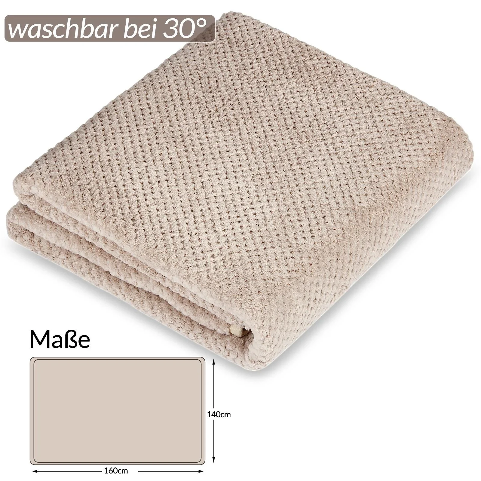 Heizdecke 3-Schicht-Komfort, 7 Heizstufen, Aus-Funktion Double - 2