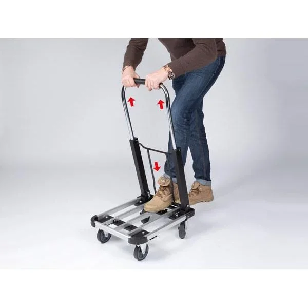 Alu-Plattformwagen -725 X 475 X 750 Mm - Max. Tragkraft 150 Kg - 3