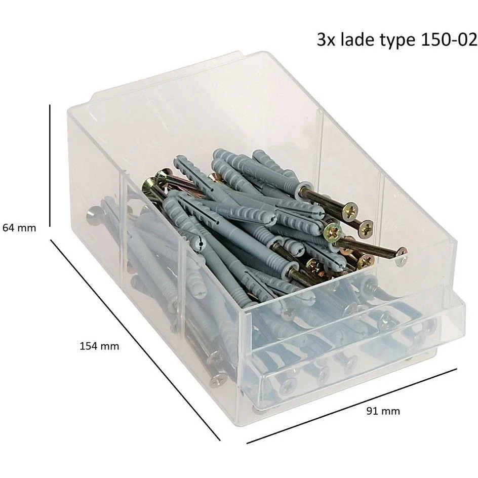 Kommode mit 44 Schubladen - 51x30,6x15cm - 3