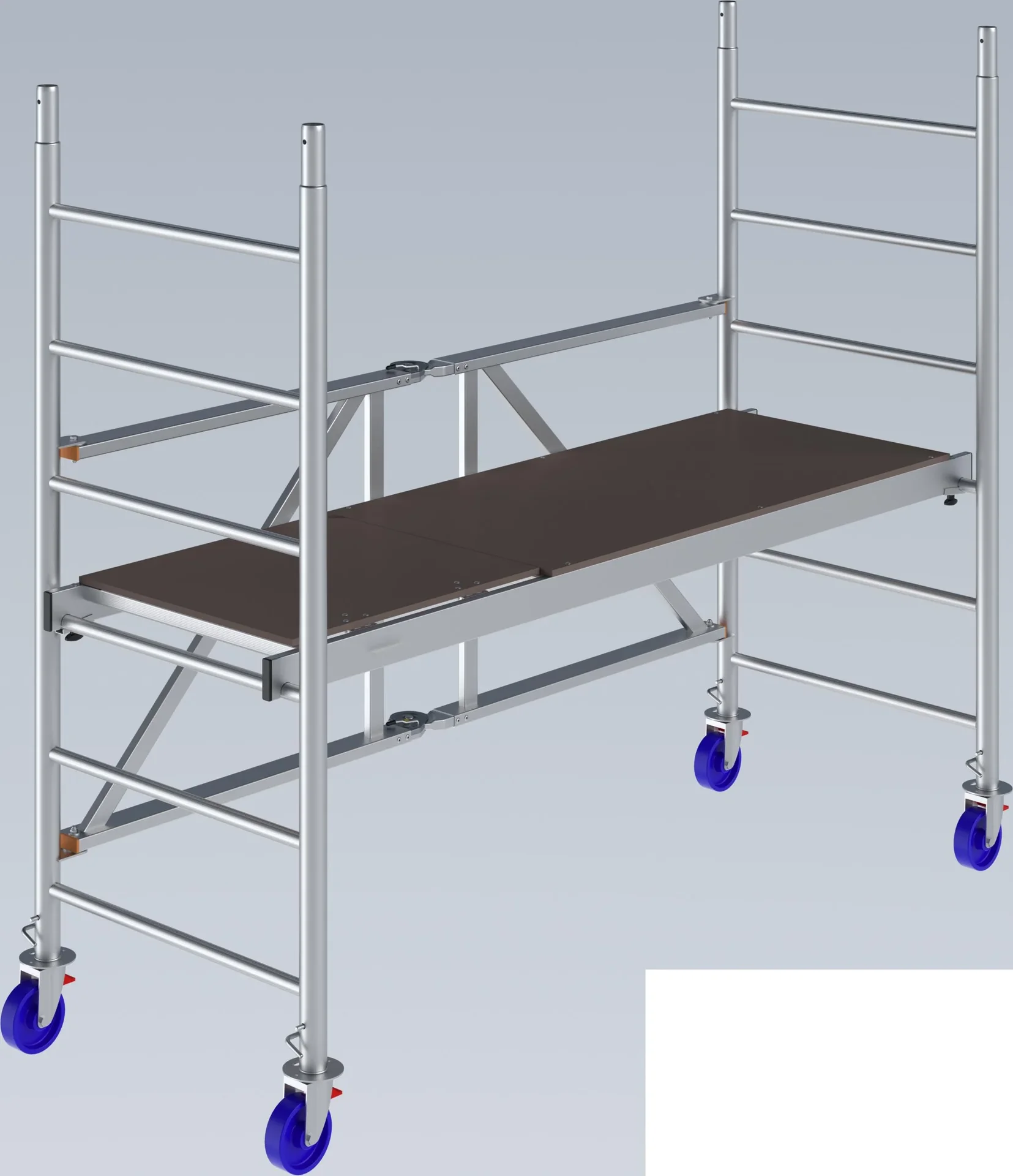 MONTO ProTec XS Alu-Faltgerüst, Arbeitshöhe ca. 2,90 m - 0