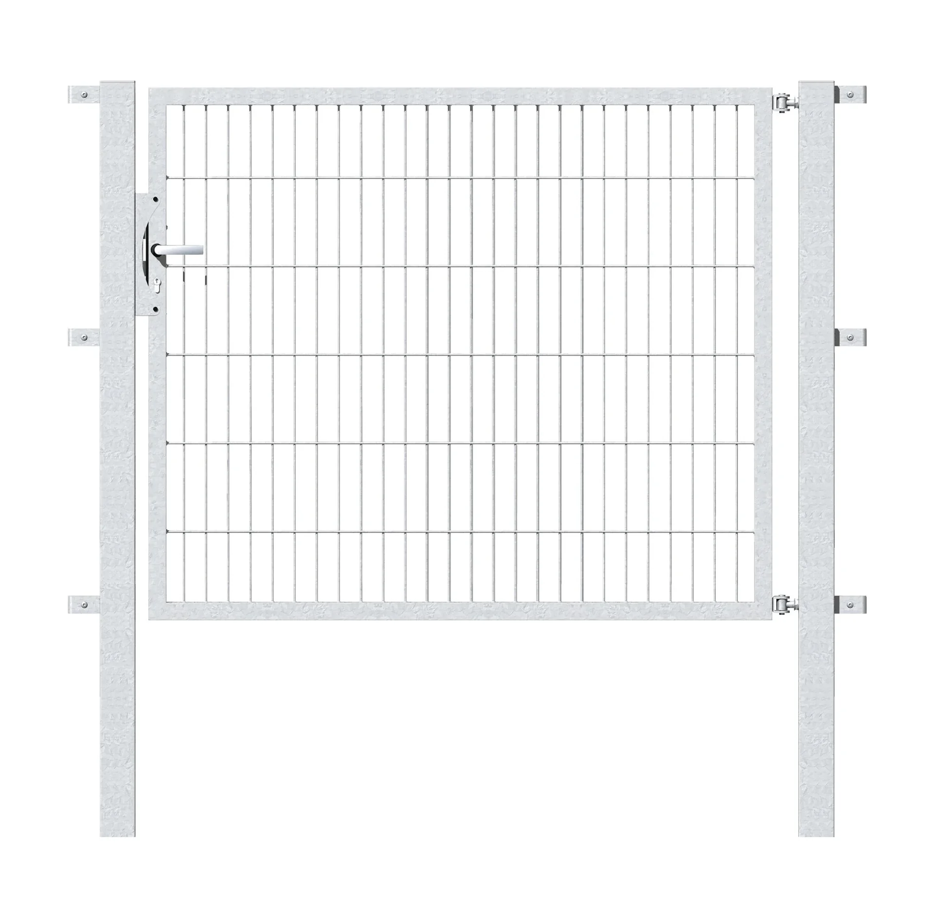 Einzeltor Flexo mit Zubehör, feuerverzinkt/ Breite 150 cm, Höhe 120 cm - 0