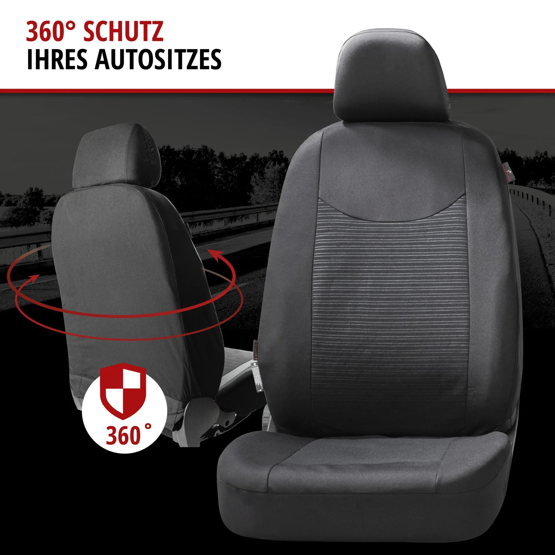 Auto Sitzbezug "SPEEDWAY" - Komplett-Set - 4