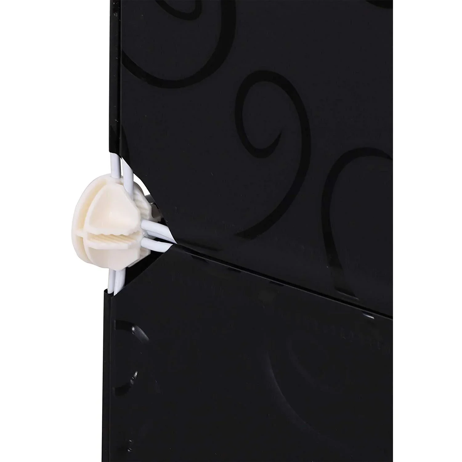 Kleiderschrank Garderobe Garderobenschrank Regalsystem mit Kleiderstange 2+6 Würfel aus PP Schwarz+Weiß 111x47x145 cm - 3