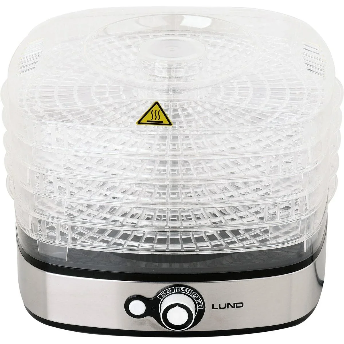 Lebensmitteltrockner - 5 Schichten - 35 bis 70 Grad - 500W - 1