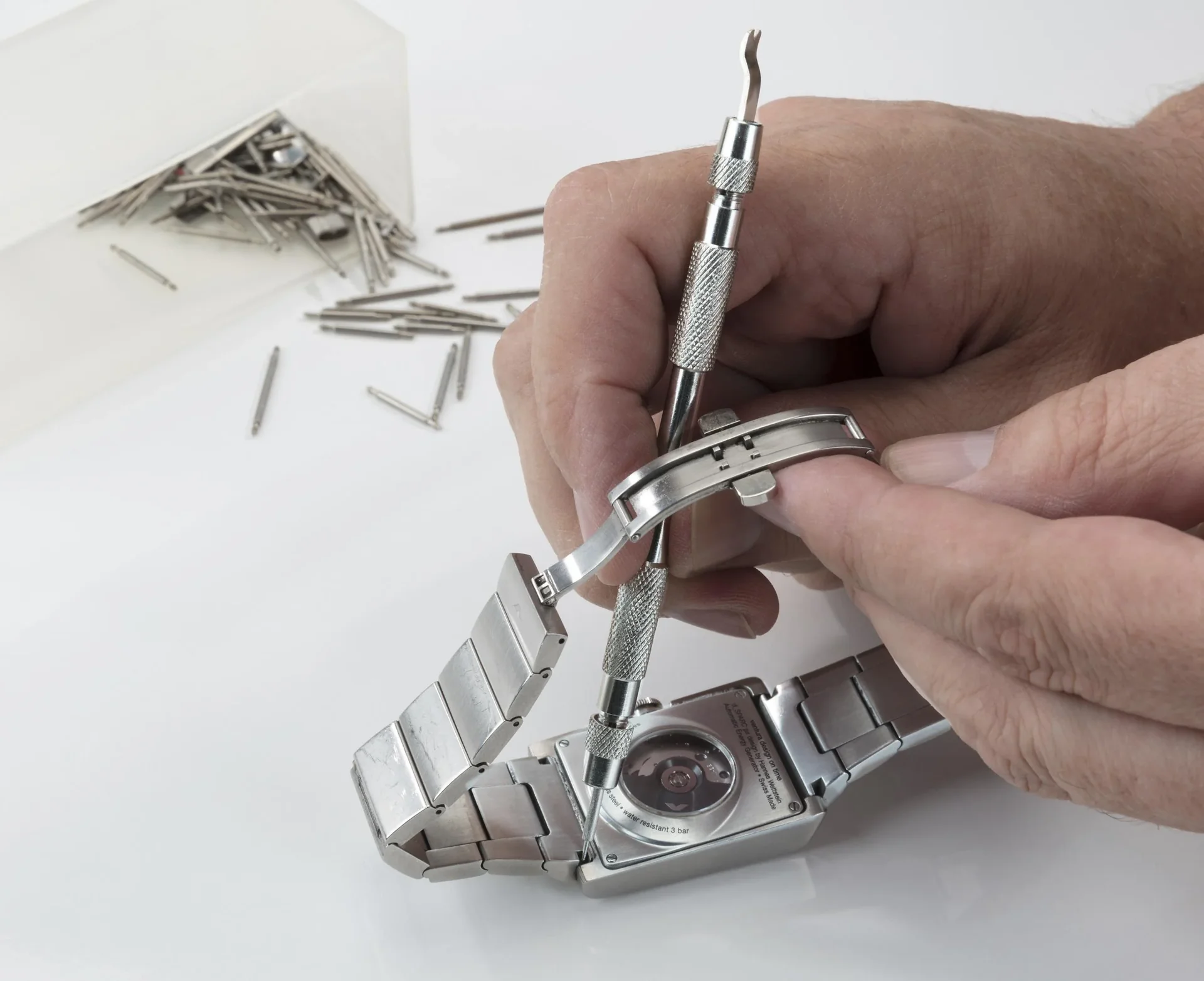 Federstegwerkzeug mit Gabel und Durchdrücker (1 Stück) - 3