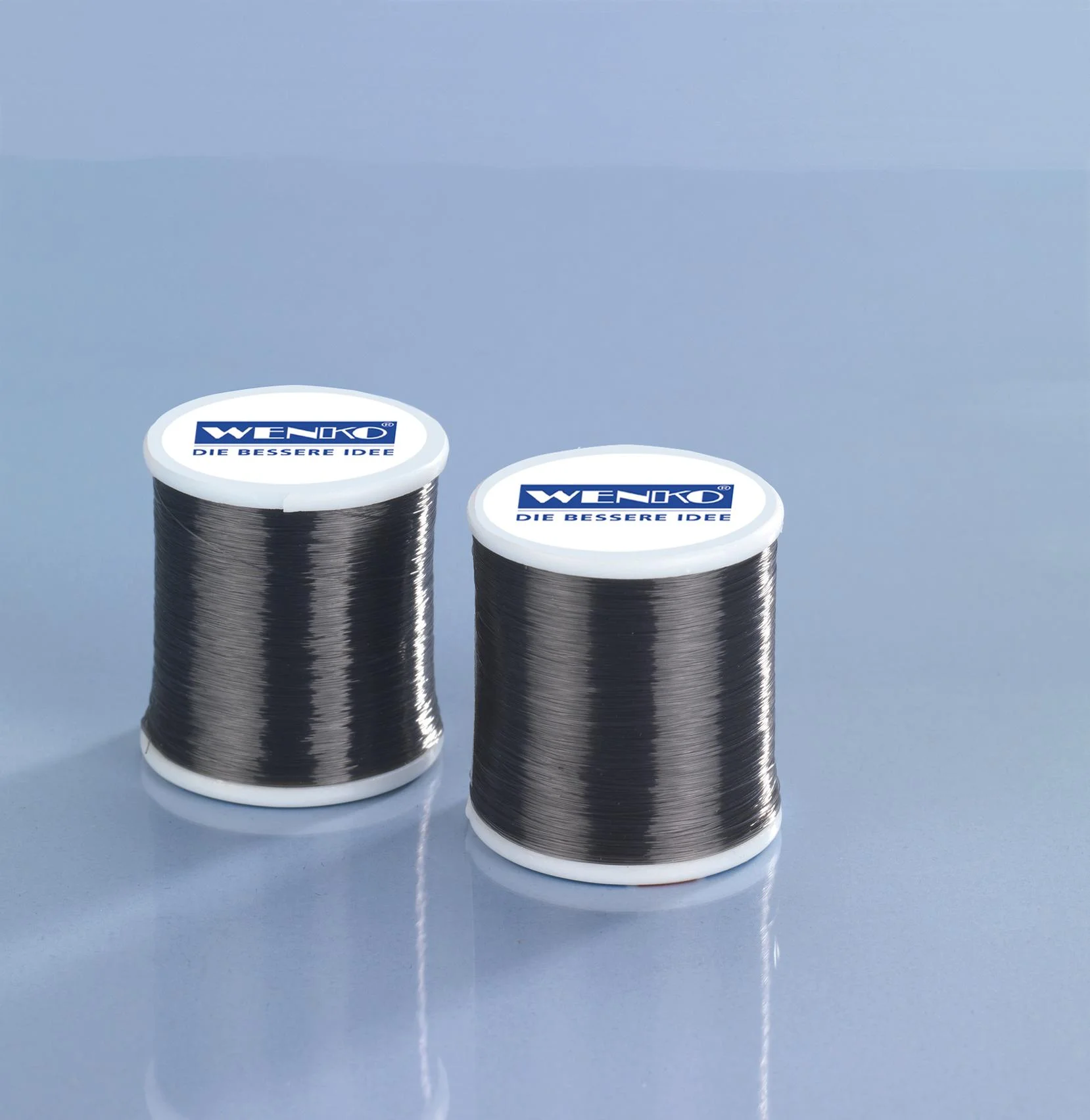 Nähgarn transparent dunkel 2er Set - 0