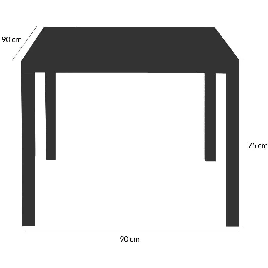 Gartenset Korb 9-teilig und für 4 Personen - 0