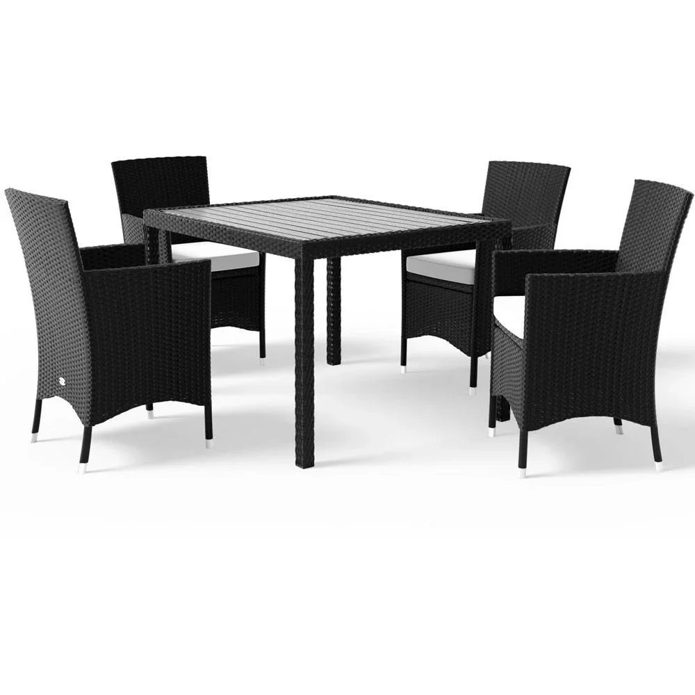 Gartenset Korb 9-teilig und für 4 Personen - 2