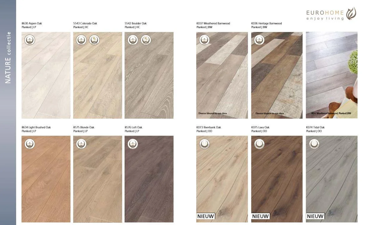 Nature Laminatboden Tidal Lava Oak 8 mm 2,22 m² - 2