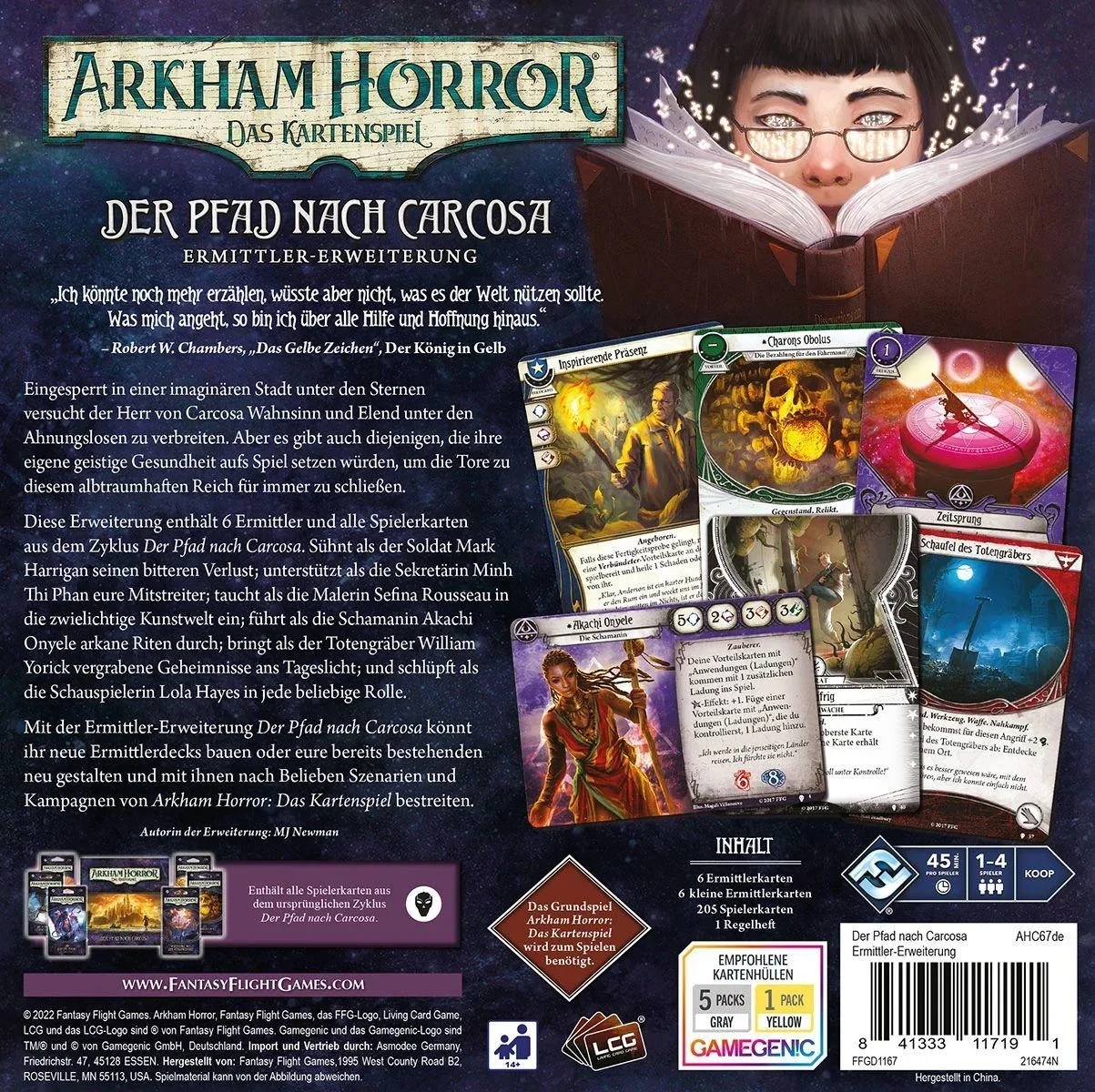 Arkham Horror Das Kartenspiel - Der Pfad nach Carcosa (Ermittler-Erweiterung) - 0