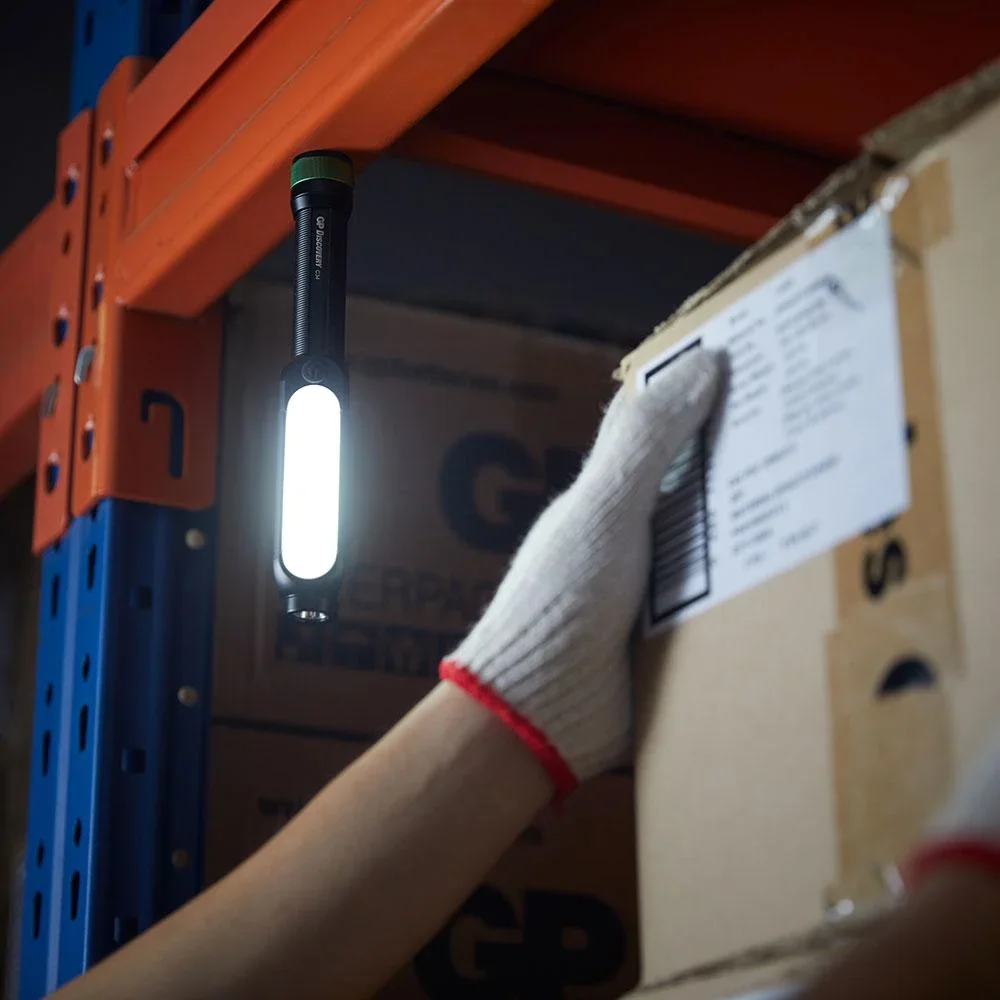 DISCOVERY Clip Arbeitsleuchte mit seitlicher COB Lichtleiste, Magnetbefestigung, 4 Leuchtmodi 550 Lumen, IPX4 - 9