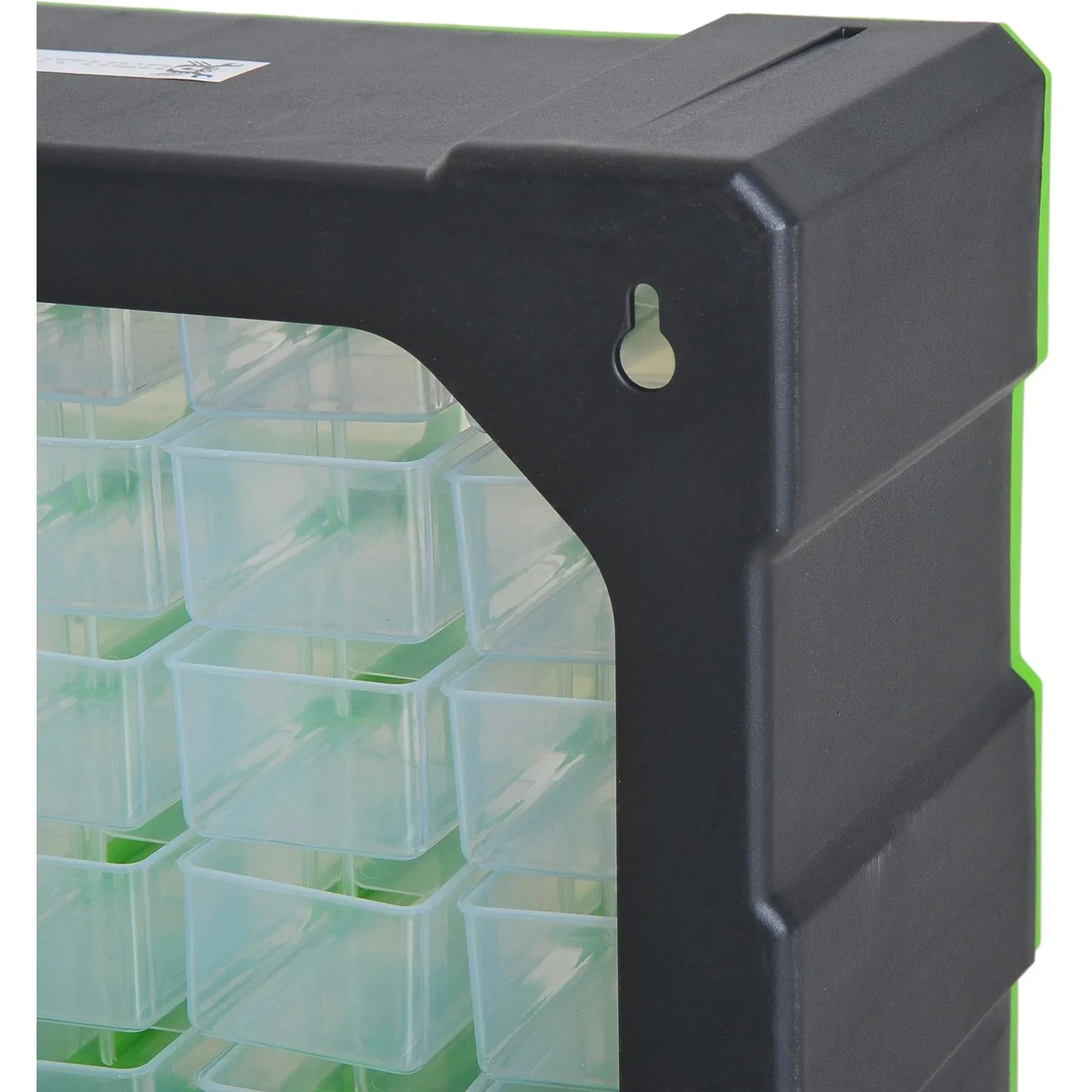Sortimentskasten Kleinteilemagazin 39 Schubfächer Grün - 1
