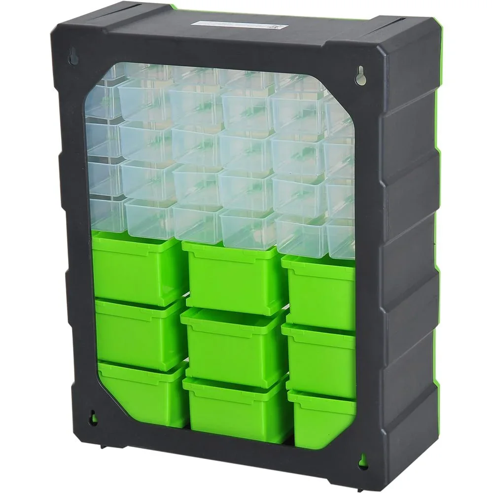 Sortimentskasten Kleinteilemagazin 39 Schubfächer Grün - 3