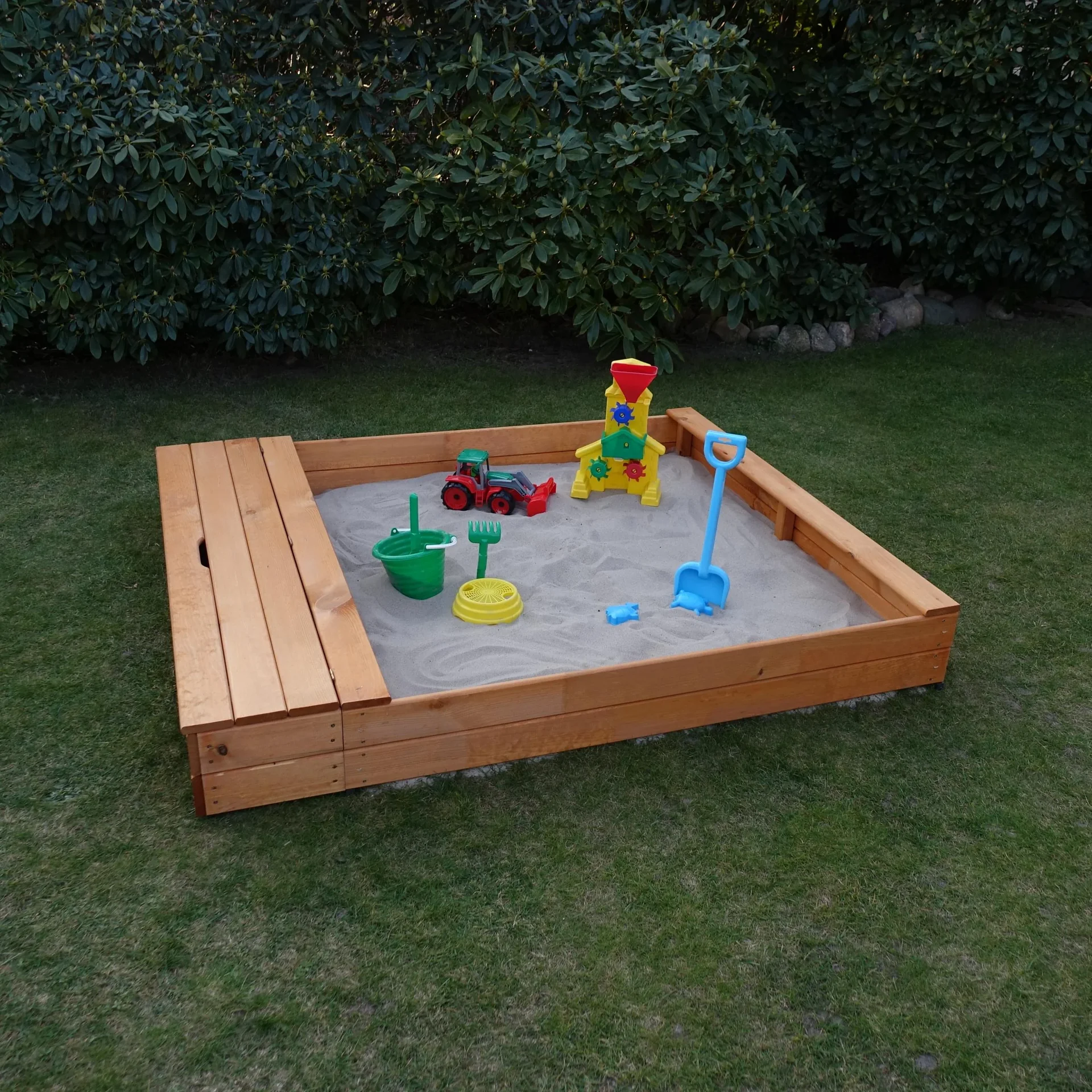 Sandkasten "MULTI" + Sitzbox - 1