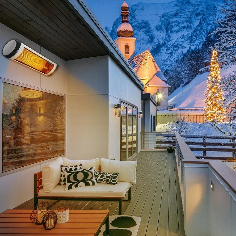 TRESKO Infrarot-Heizung 2500W Silber mit Fernbedienung - 4